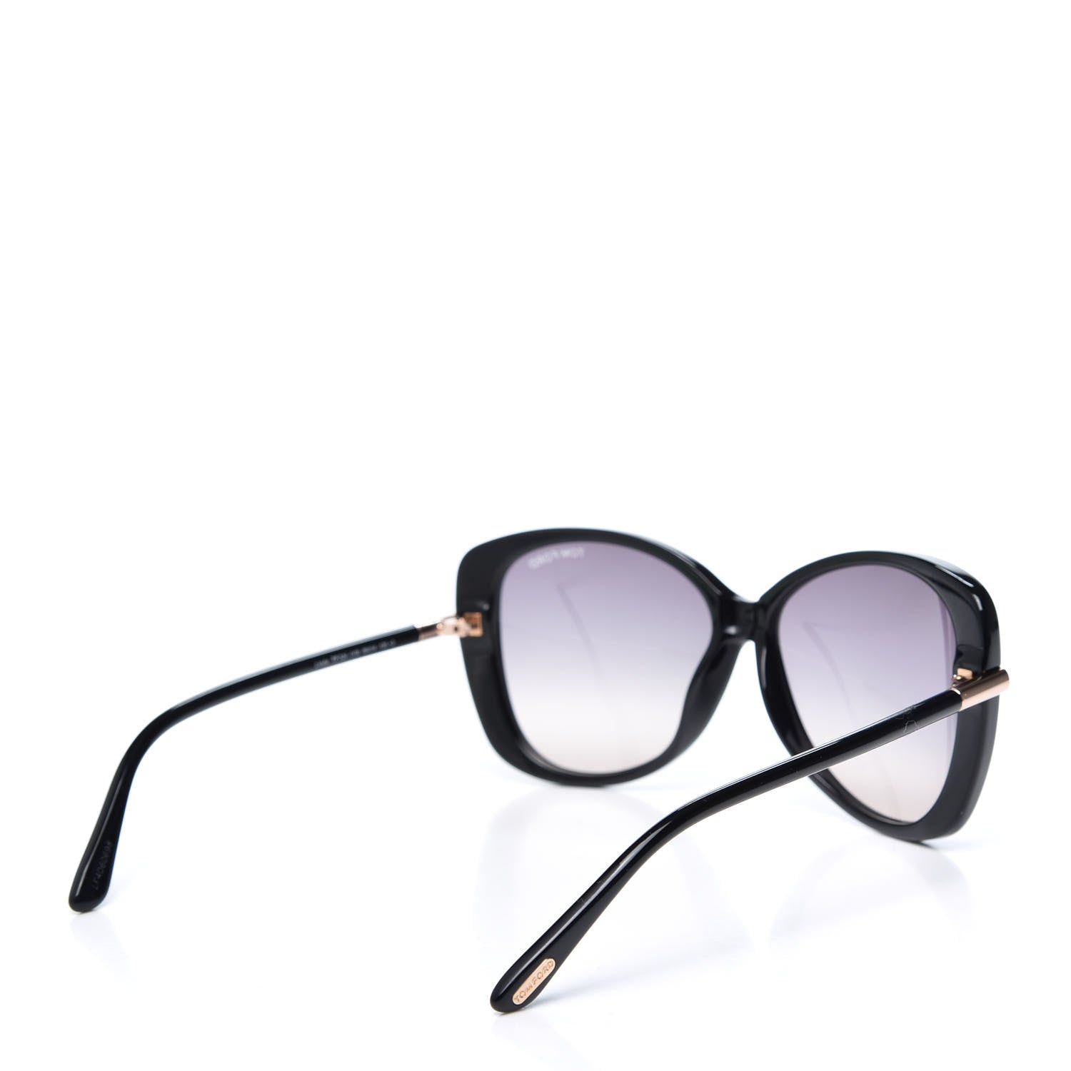 Tom Ford Linda Butterfly Sunglasses TF324 Black 4 of 7