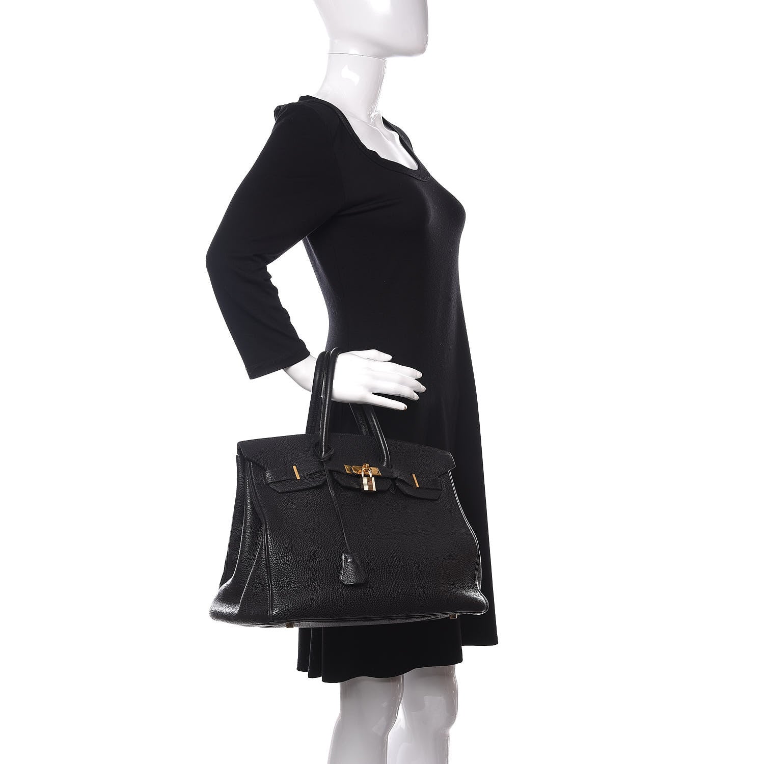 Hermes Togo Birkin 35 Black 2 of 35