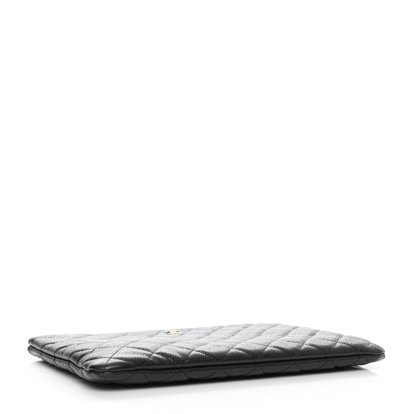 Caviar Quilted Medium Cosmetic Case Black