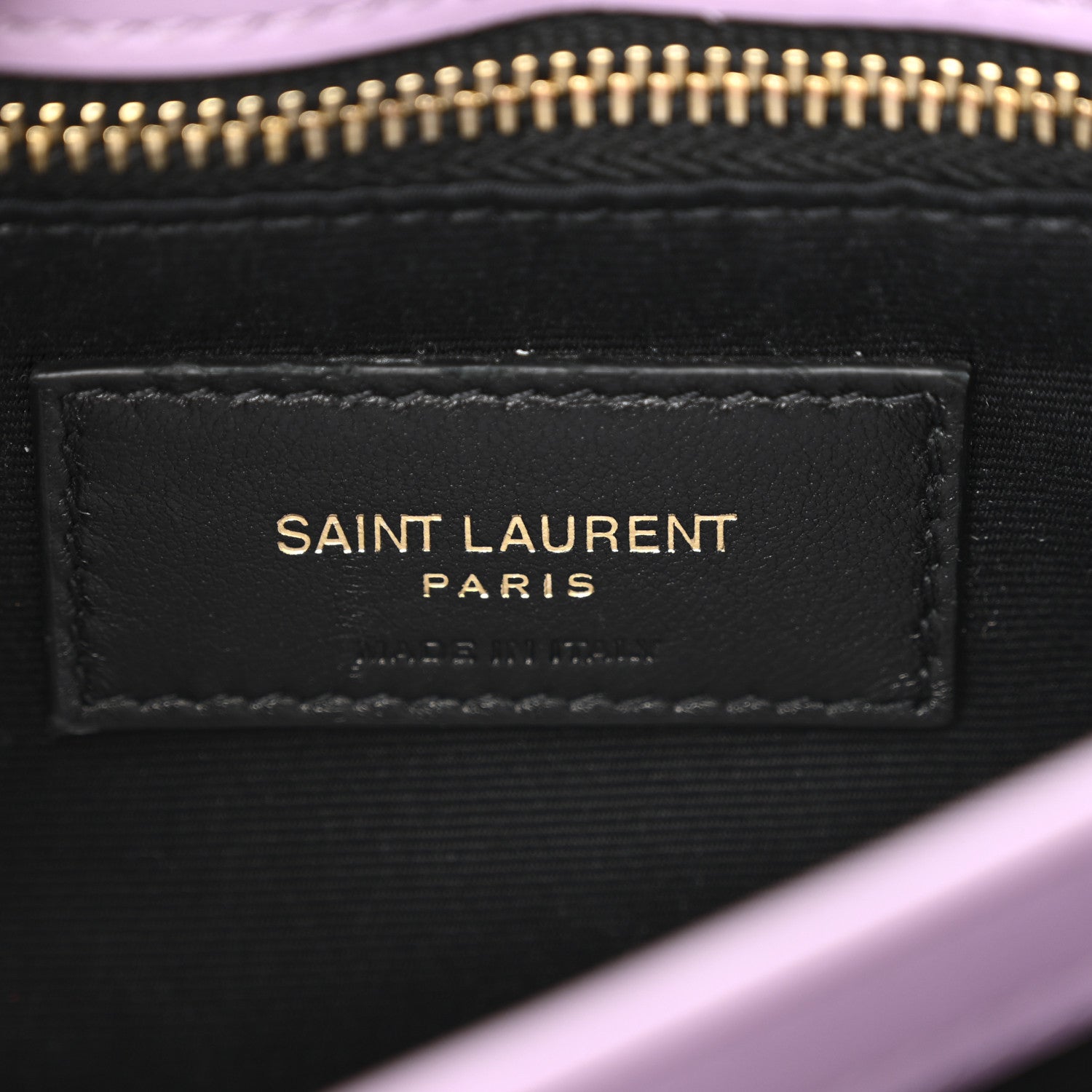 Saint Laurent Denim Y Quilted Monogram Toy Loulou Crossbody Bag Bleached Lilac 6 of 10