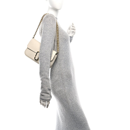 Marc Jacobs Calfskin The J Marc Shoulder Bag Cloud White 2 of 10