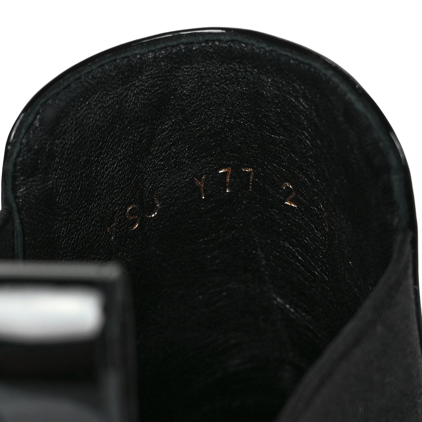 Patent VLogo Ankle Boots 37.5 Black