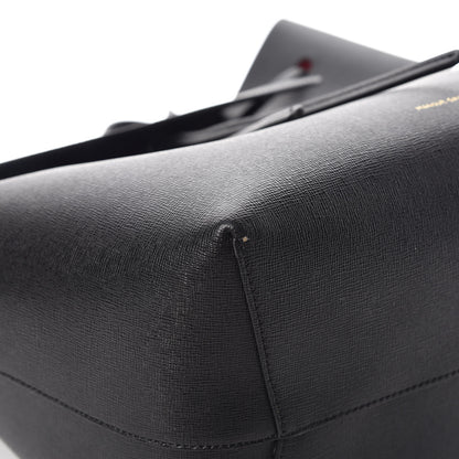 Mansur Gavriel Saffiano Backpack Black Flamma 8 of 14