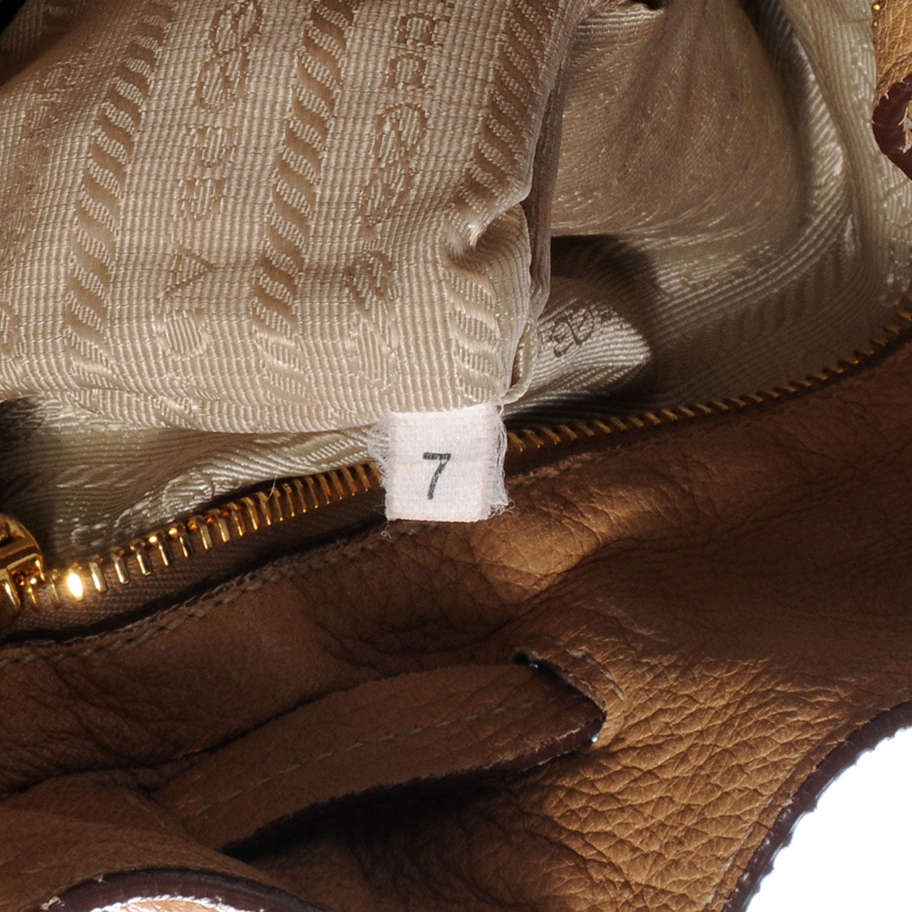 Prada Cervo Antik Drawstring Naturale 8 of 10