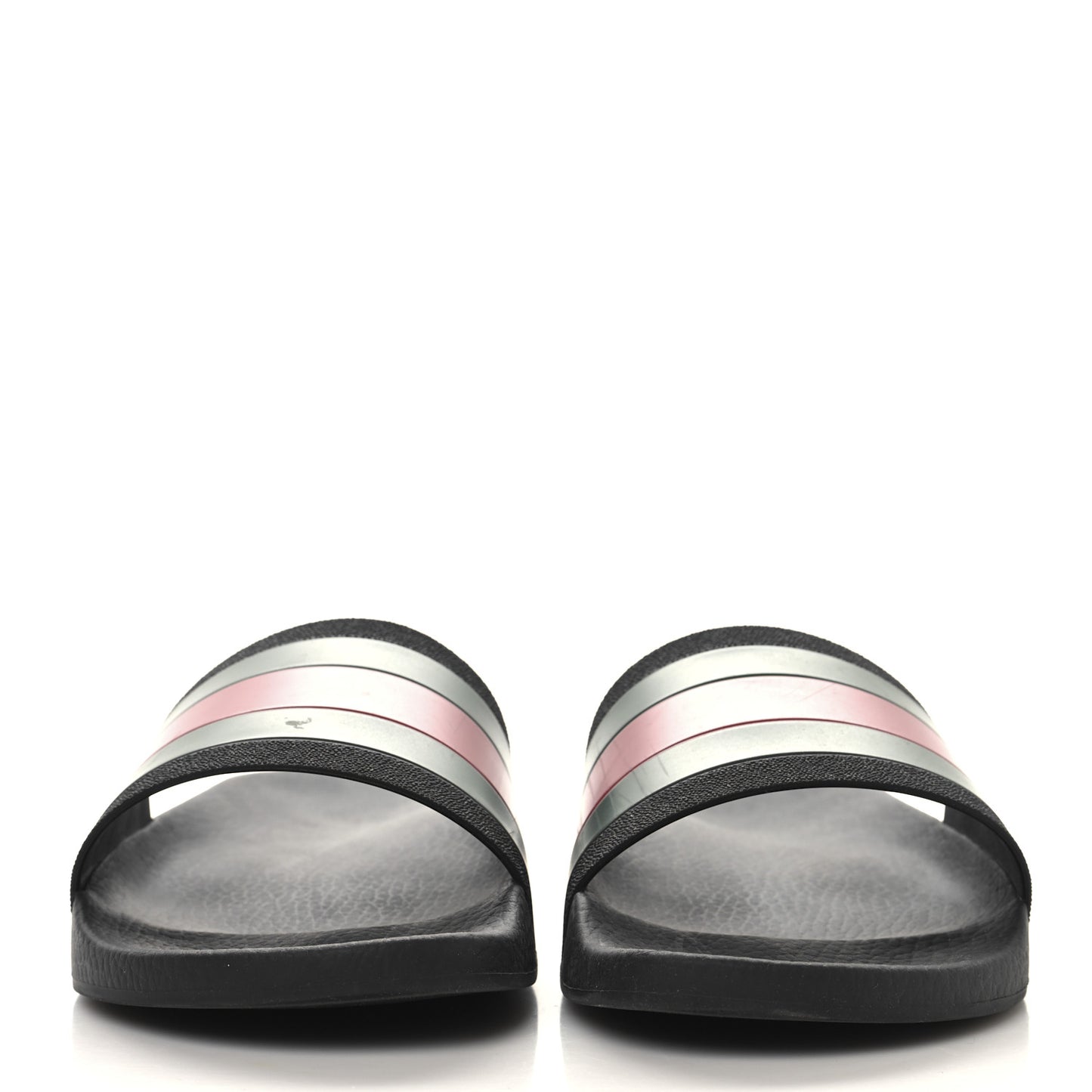 Rubber Web Mens Pool Slide Sandals 12 Black Green Red