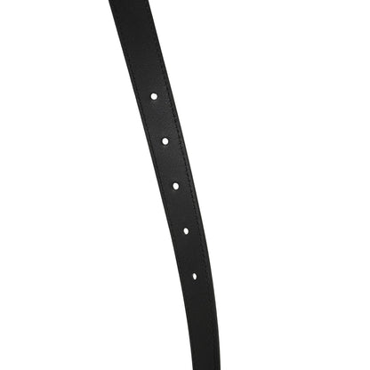 Gucci Calfskin Pearl Double G 20mm Belt 90 36 Black Cream 4 of 5