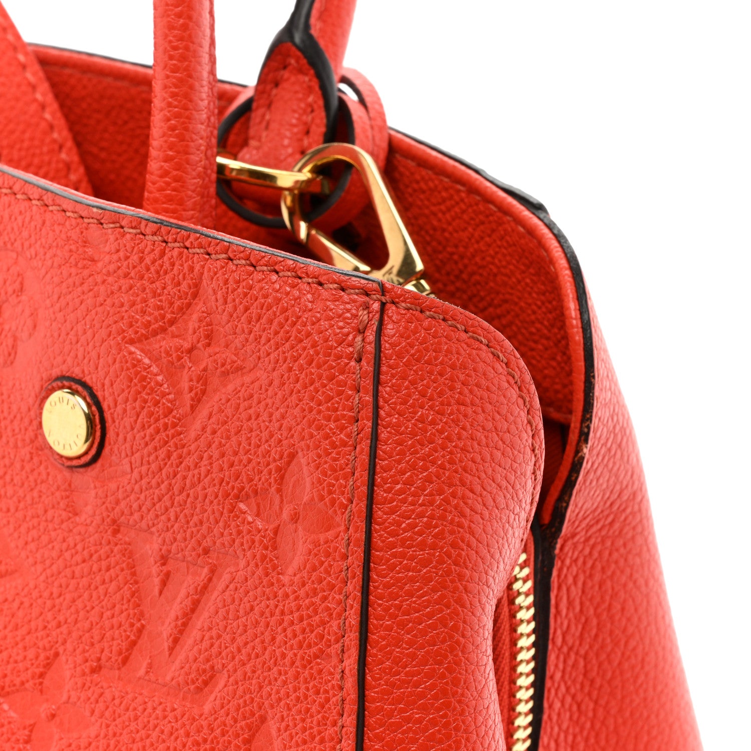 Louis Vuitton Empreinte Montaigne BB Apricot 16 of 19