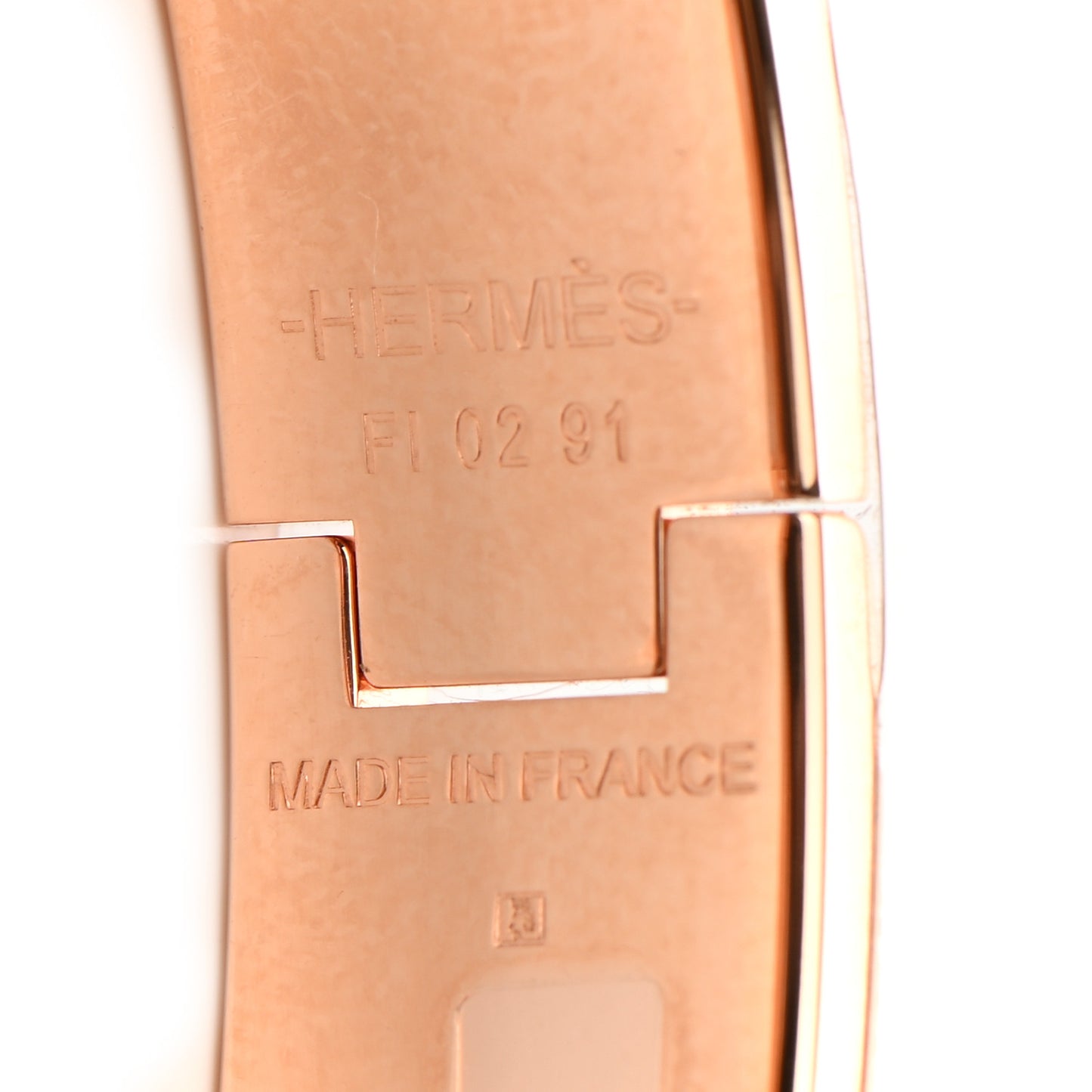 Enamel Narrow Pegase Pop Clic Clac H Bracelet PM Sable Soie