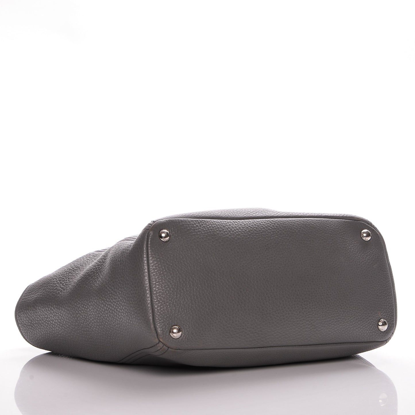 Vitello Daino Side Pocket Tote Marmo