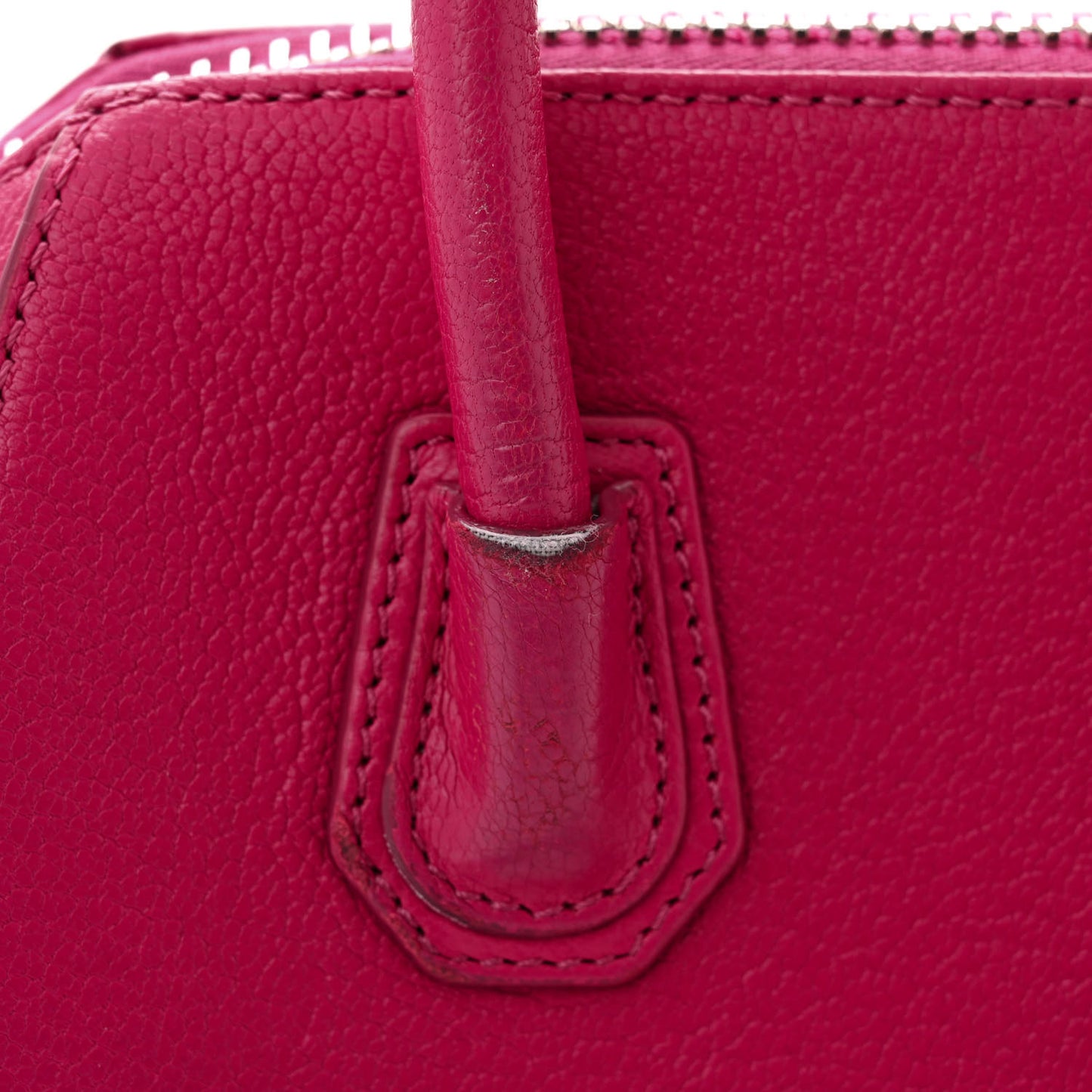 Sugar Goatskin Mini Antigona Fushia