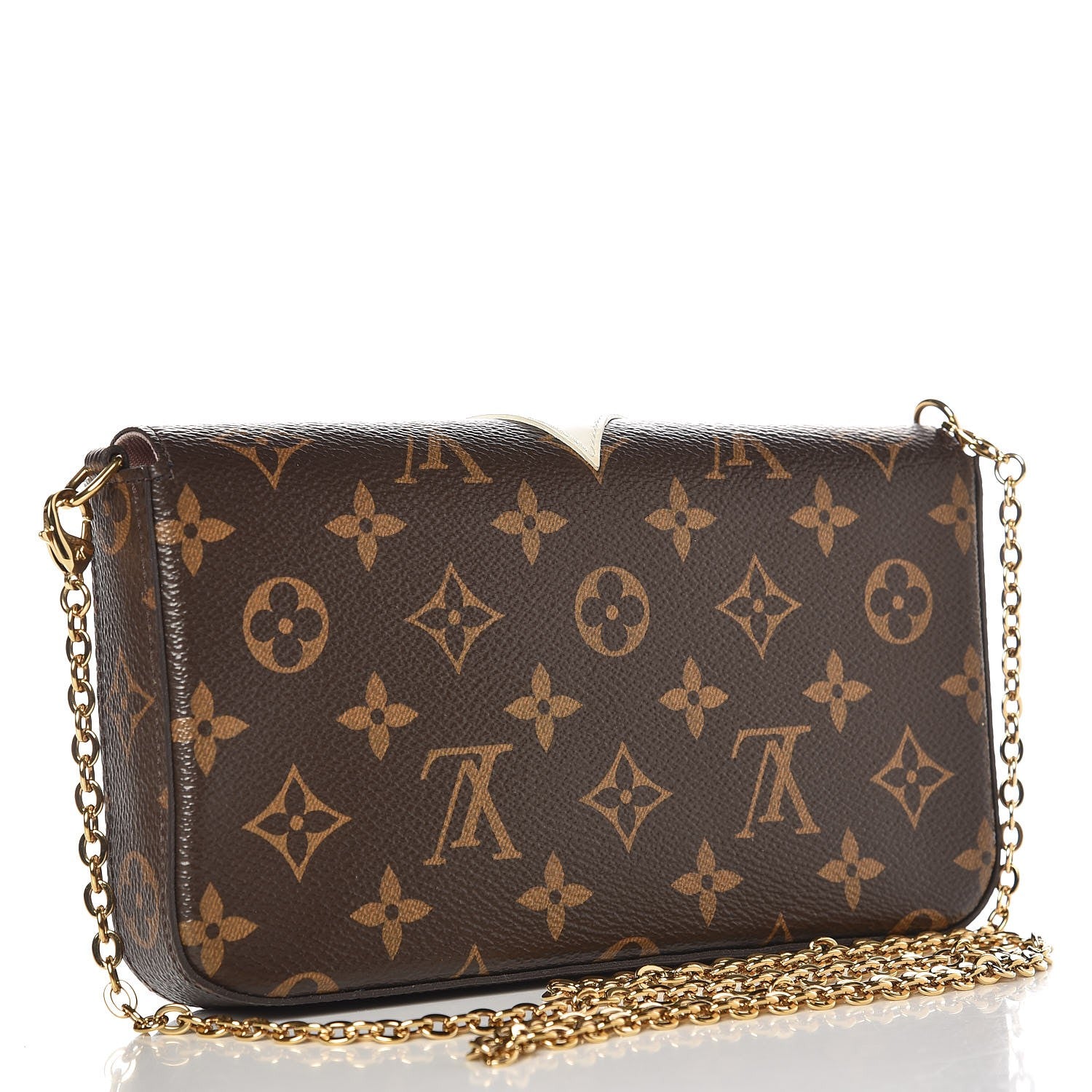 Louis Vuitton Monogram Lovely Birds Pochette Felicie Chain Wallet 4 of 10