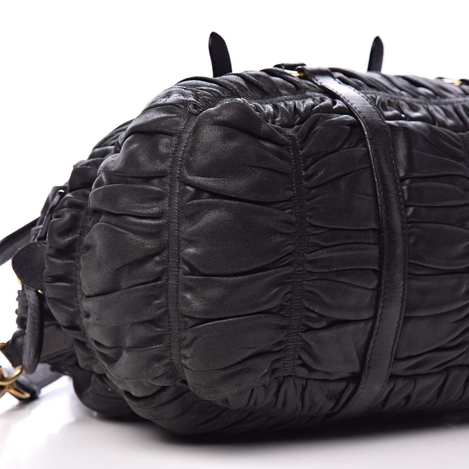Prada Nappa Gaufre Satchel Black 12 of 13