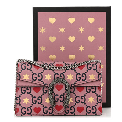Gucci Calfskin Valentine's Day Exclusive Super Mini Dionysus Shoulder Bag 11 of 11
