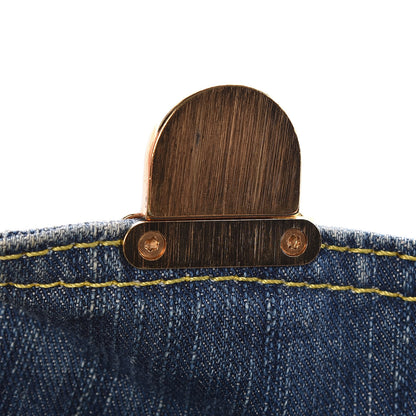 Louis Vuitton Monogram Denim Mini Pleaty Blue 8 of 10