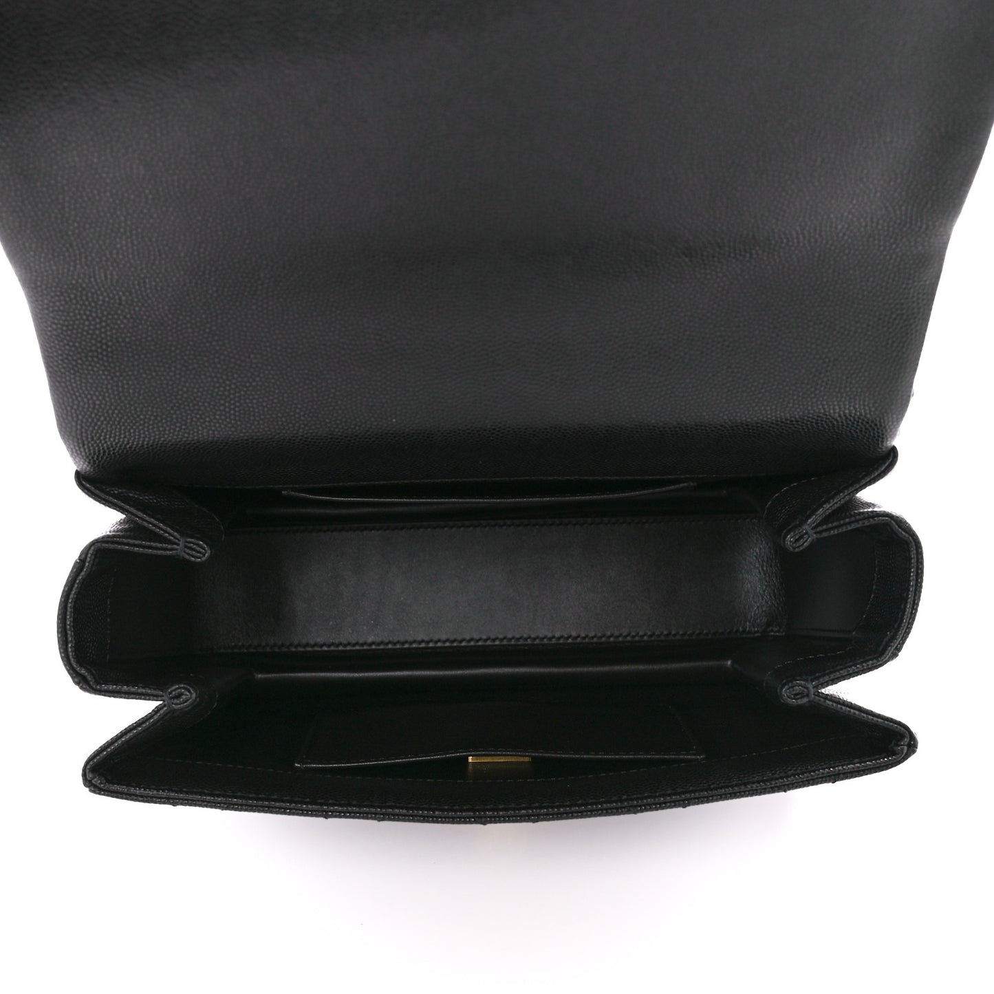 Caviar Quilted Coco First Flap Black