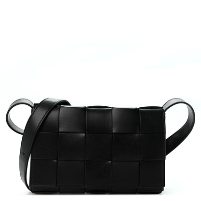 Bottega Veneta Nappa Maxi Intreccio Cassette Bag Black Parakeet 1 of 13