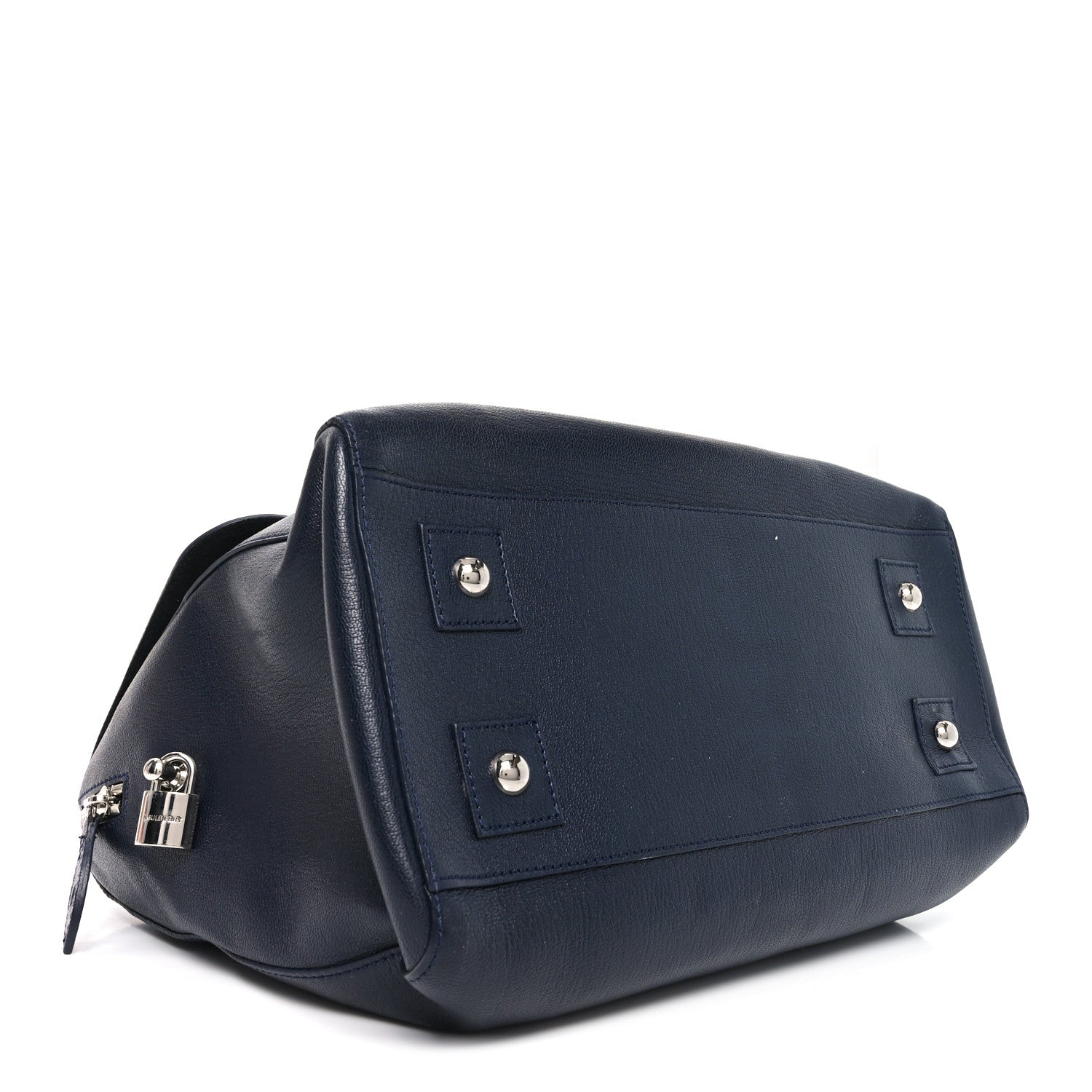 Mulberry Glossy Goatskin Medium Del Rey Satchel Midnight Blue 4 of 9