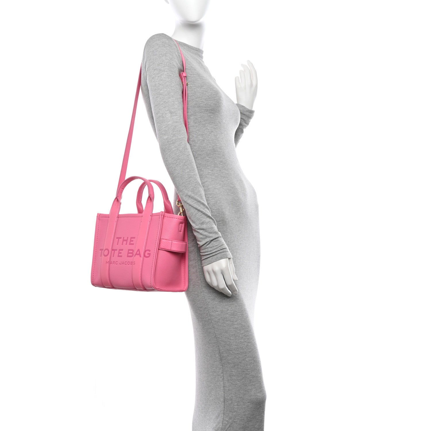 Marc Jacobs Grained Calfskin Small The Tote Bag Morning Glory 2 of 12