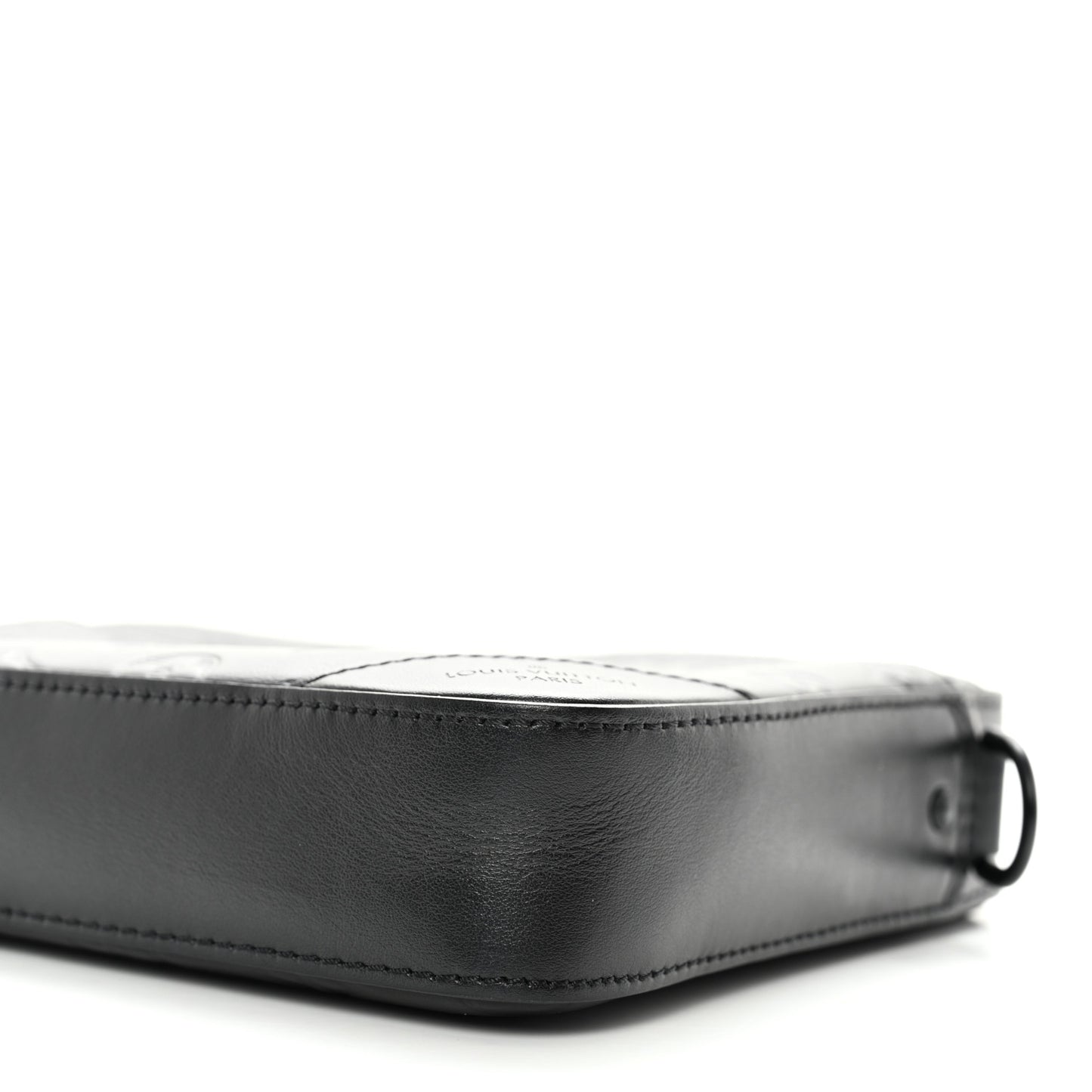 Calfskin Monogram Shadow Duo Messenger Black