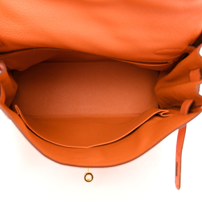 Hermes Togo Kelly Retourne 32 Orange 5 of 11