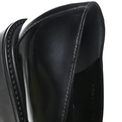 Gucci Cordovan Lux Womens Horsebit Platform Mary Jane Loafers 38.5 Black 8 of 9