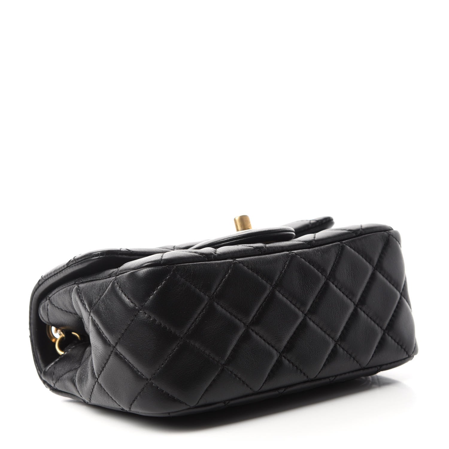 Chanel Lambskin Quilted Mini Pearl Crush Flap Black 4 of 11