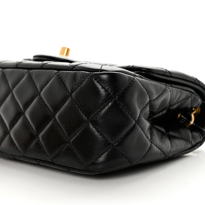 Chanel Lambskin Quilted Mini Pearl Crush Flap Black 9 of 9