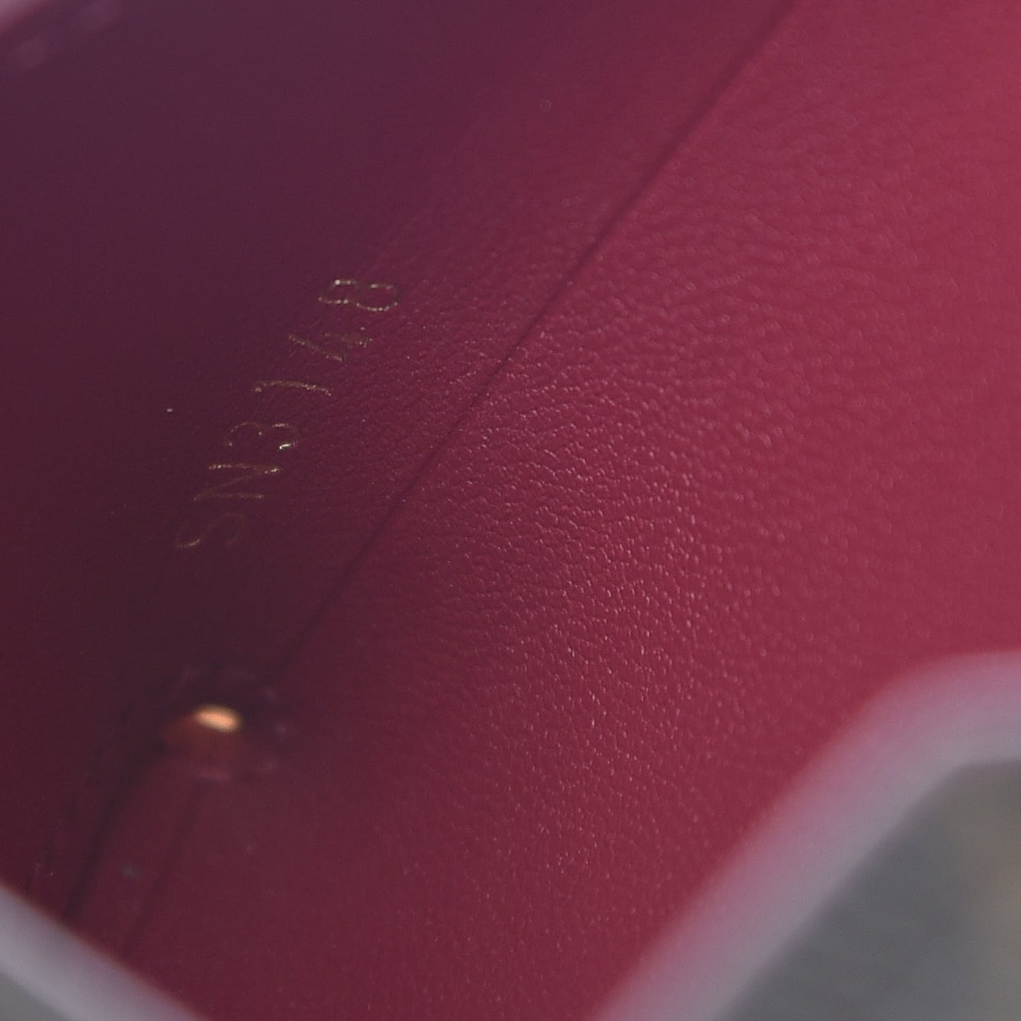 Monogram Small Kirigami Pochette Insert Fuchsia