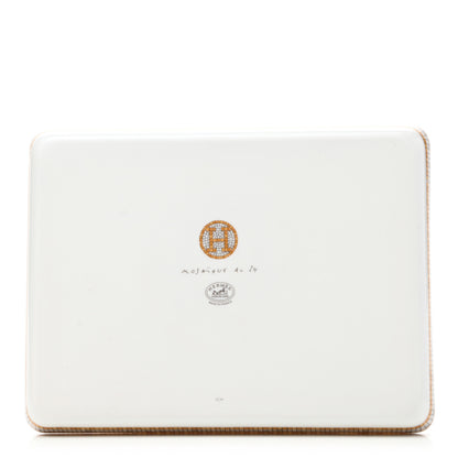Hermes Porcelain Mosaique au 24 Gold Sushi Plate 3 of 6