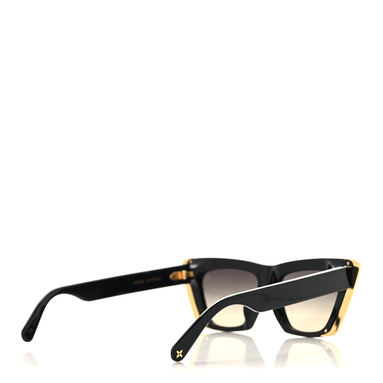 Louis Vuitton Acetate LV Moon Cat Eye Sunglasses Z1655E Black 4 of 8