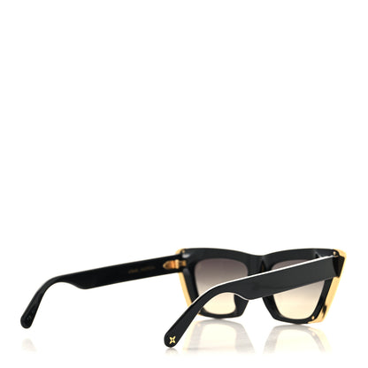 Louis Vuitton Acetate LV Moon Cat Eye Sunglasses Z1655E Black 4 of 8