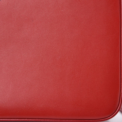 Saint Laurent Smooth Calfskin Medium Classic Monogram Universite Bag Red 19 of 19