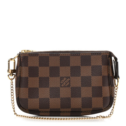 Louis Vuitton Damier Ebene Mini Pochette Accessories 1 of 8
