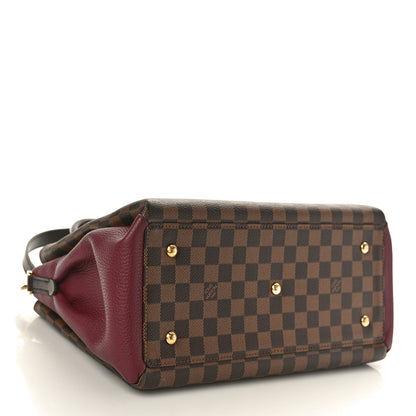 Louis Vuitton Cuir Taurillon Damier Ebene Normandy Bordeaux 4 of 9