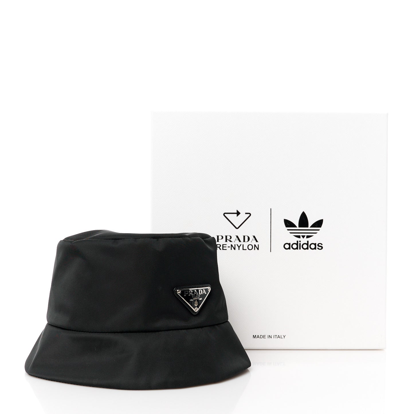 X ADIDAS Re-Nylon Triangle Bucket Hat M Black