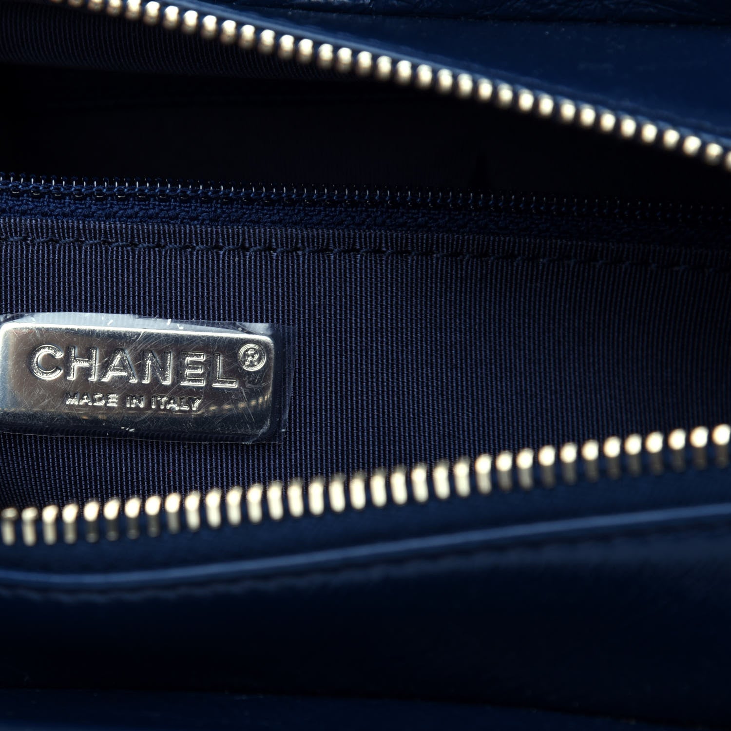 Chanel Sequin Calfskin Small Gabrielle Hobo Blue White 6 of 10