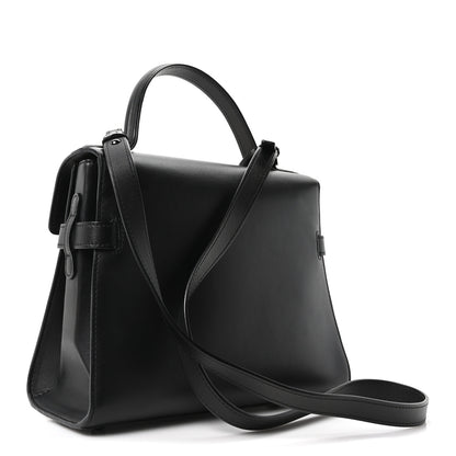 Delvaux Calfskin MM Tempete Satchel Black 4 of 11