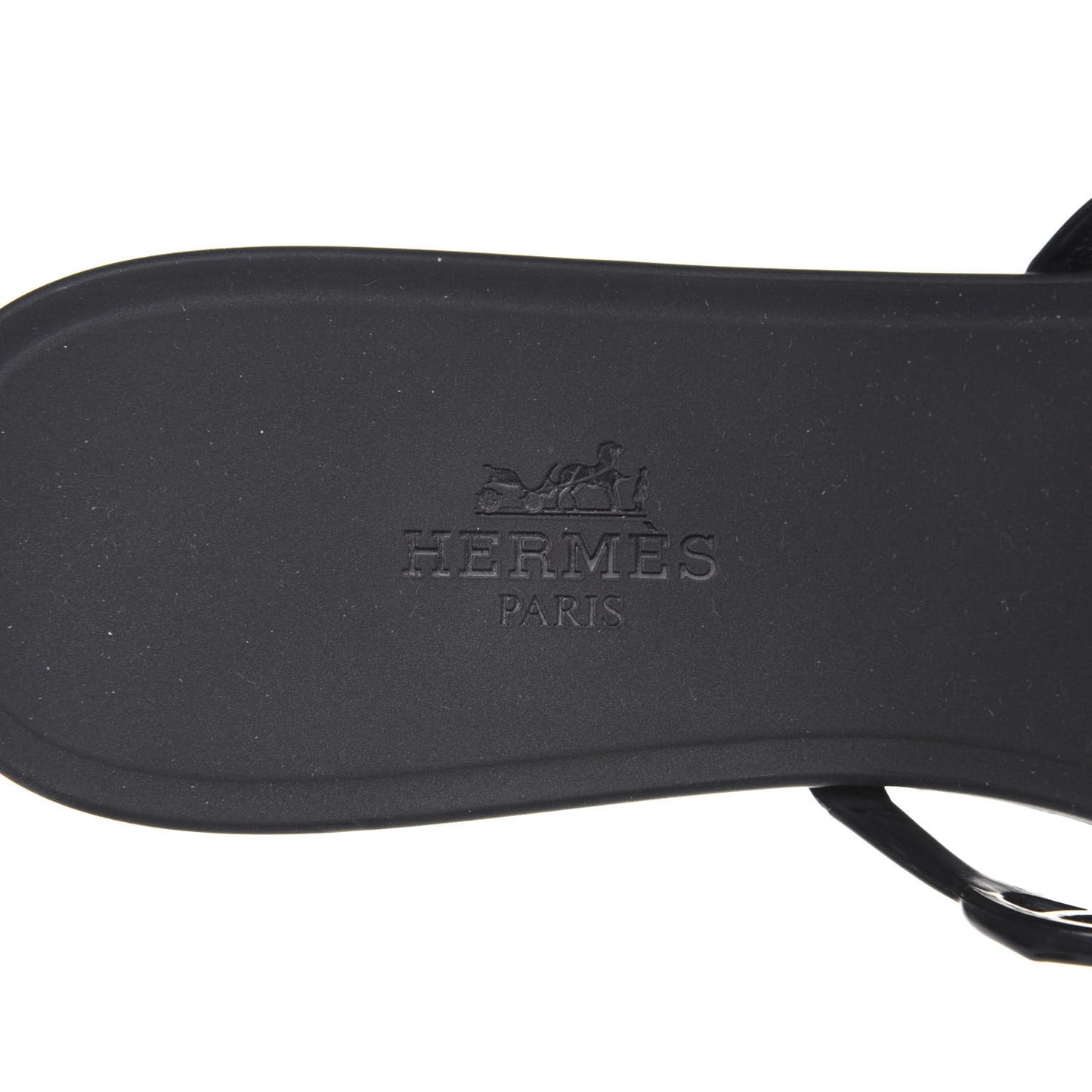 Rubber Chaine d'Ancre Rivage Sandals 37 Black