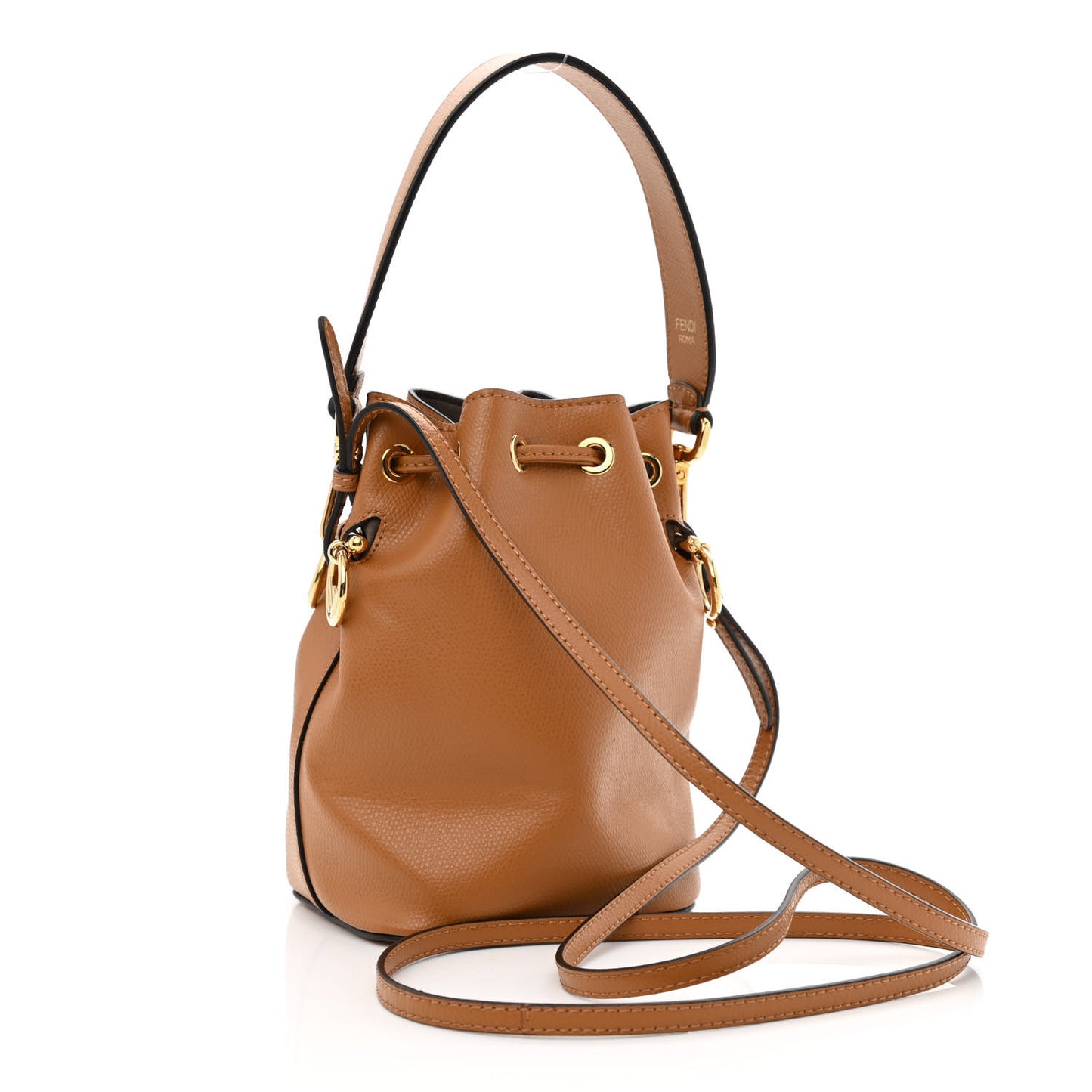 Vitello Cruise F is Fendi Mini Mon Tresor Bucket Bag Nocciola