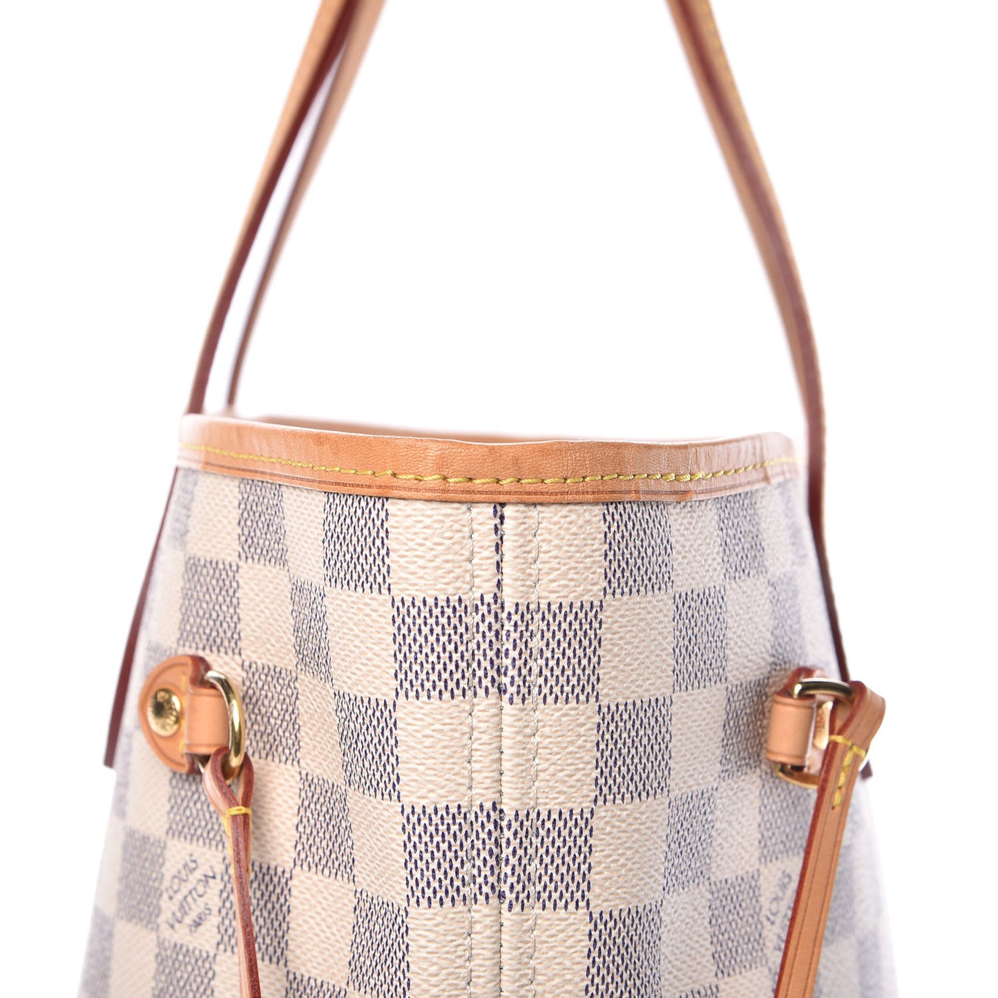 Damier Azur Neo Neverfull MM Rose Ballerine