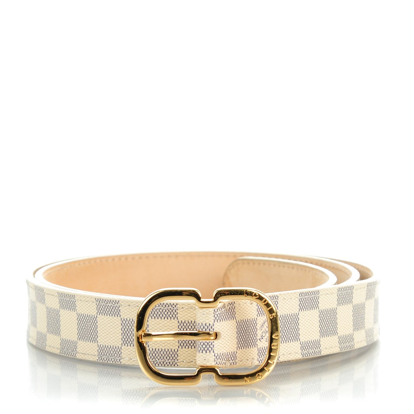 Damier Azur 25mm Belt 90 36