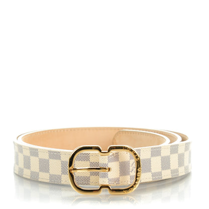 Louis Vuitton Damier Azur 25mm Belt 90 36 1 of 7