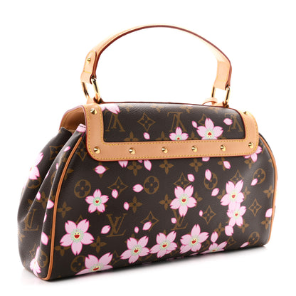 Louis Vuitton Monogram Cherry Blossom Sac Retro Bag Brown 3 of 10