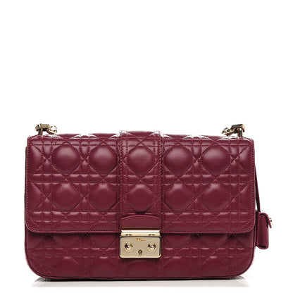 Christian Dior Lambskin Cannage Medium Miss Dior Flap Hortensia 1 of 7