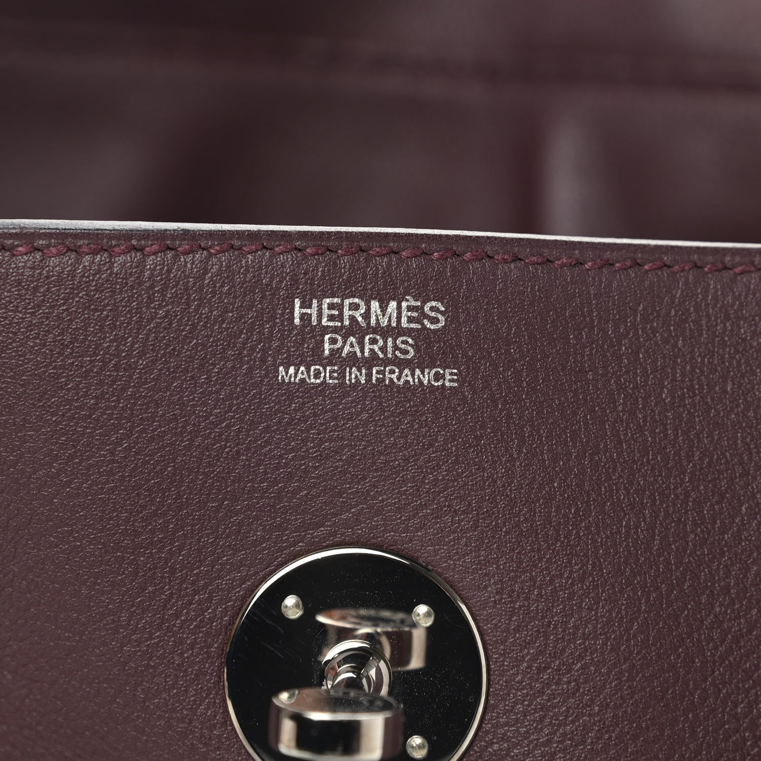 Hermes Evercolor Lindy 26 Prune 6 of 9