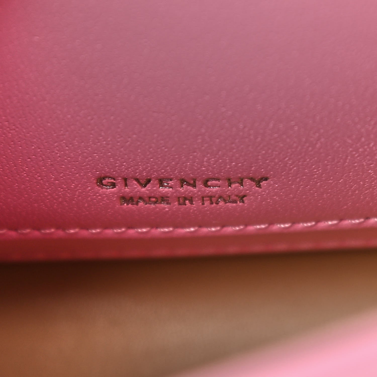 Givenchy Calfskin 4G Embossed Medium Shoulder Bag Pink 6 of 9