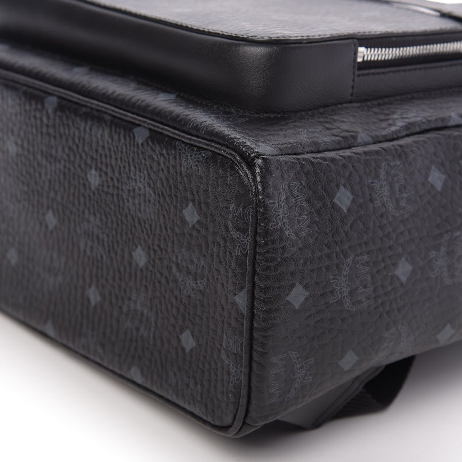 MCM Visetos Medium Stark Backpack Black 5 of 10