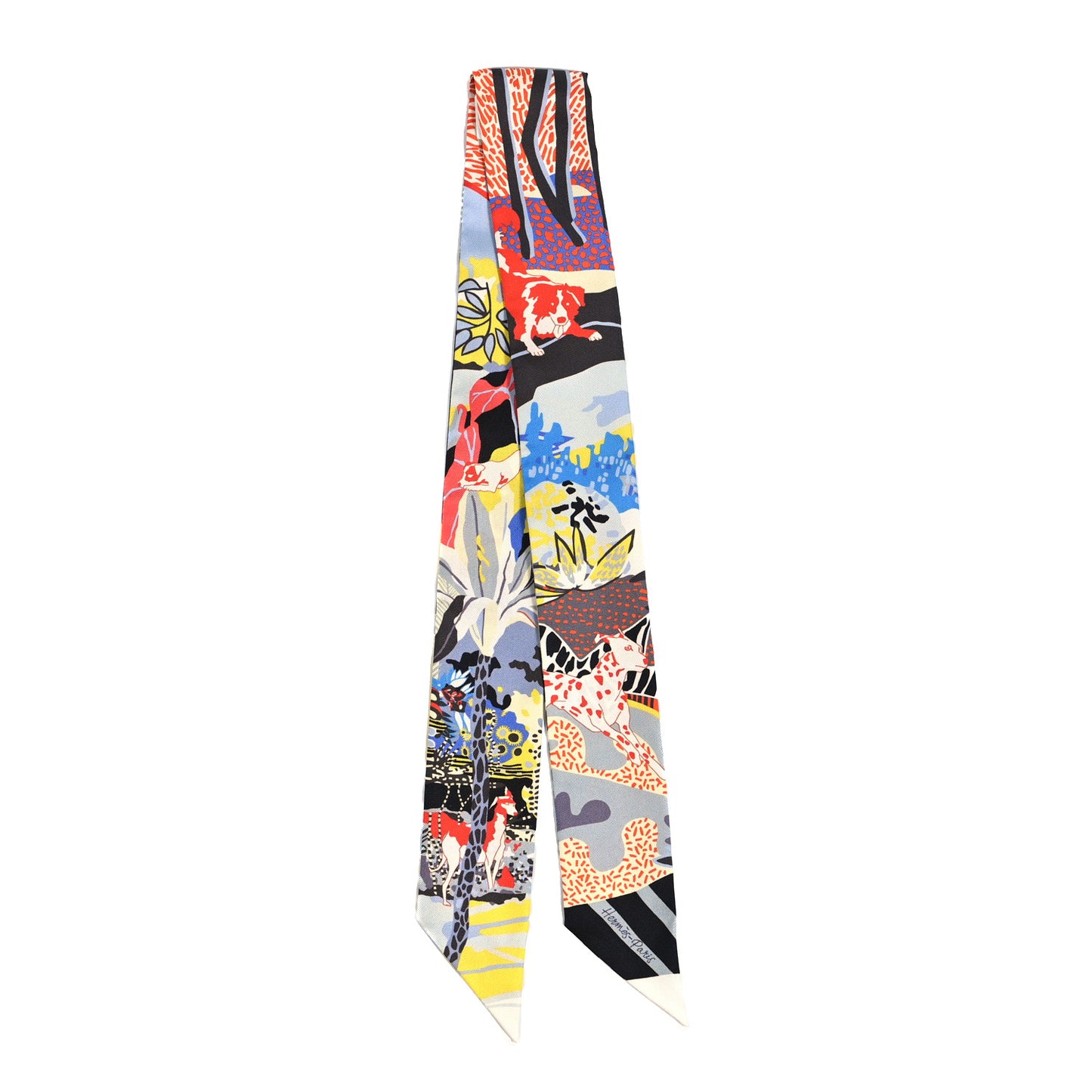 Silk En Liberte Twilly Ebene Jaune Bleu