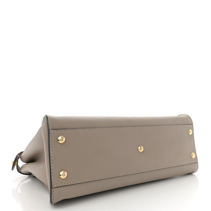 Fendi Vitello Seta Plexiglass Tortoise Medium Peekaboo Iconic Satchel Tortora 4 of 11
