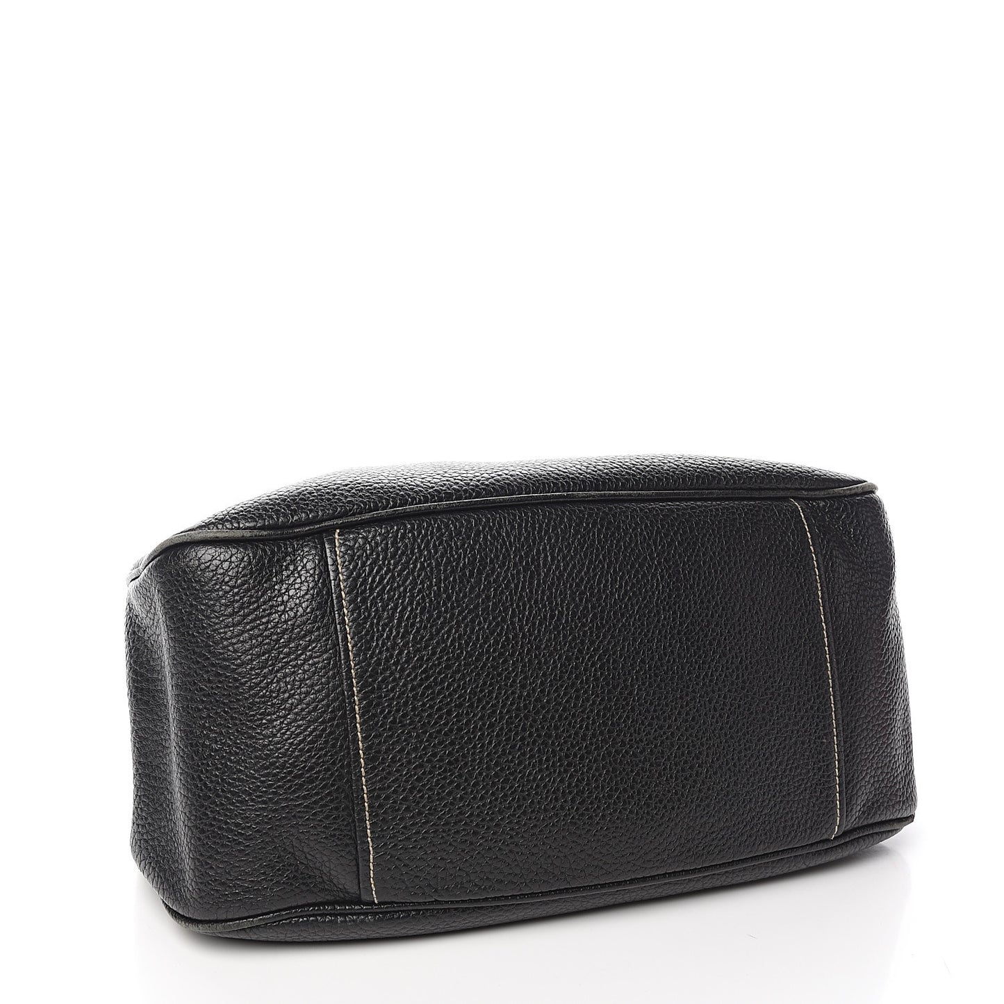 Vitello Daino Shoulder Bag Black